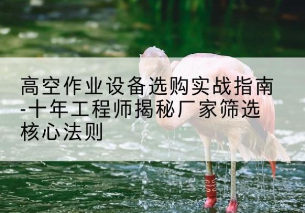 德钦剪叉式升降机厂家-高空作业设备选购实战指南-十年工程师揭秘厂家筛选核心法则